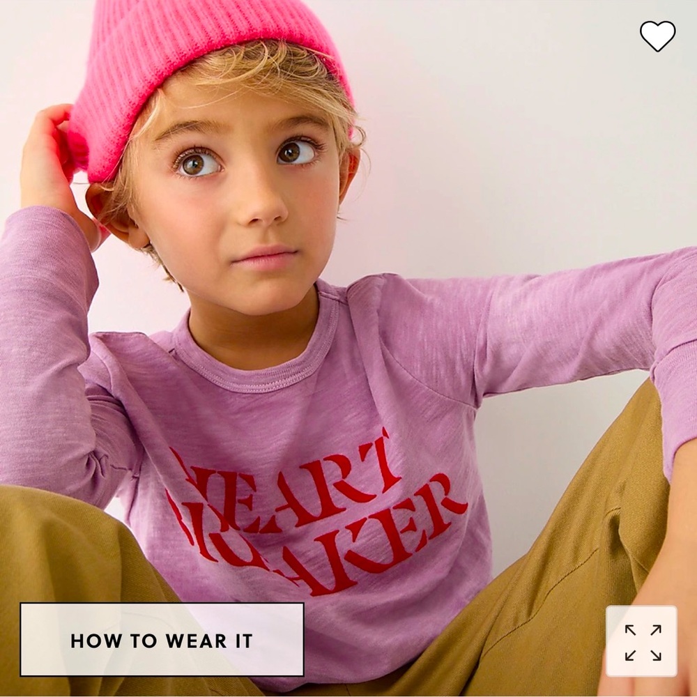 J Crew EUC Heart Breaker tee - Picture 2 of 4